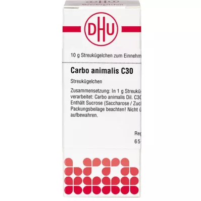 CARBO ANIMALIS C 30 rutuliukų, 10 g