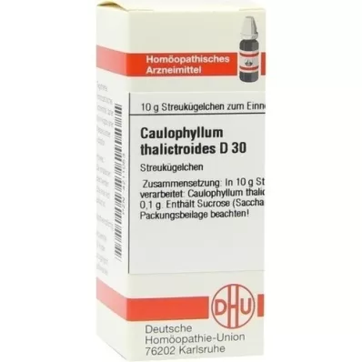 CAULOPHYLLUM THALICTROIDES D 30 rutuliukų, 10 g
