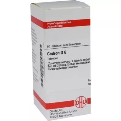 CEDRON D 6 tabletės, 80 kapsulių