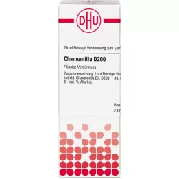 CHAMOMILLA D 200 skiedinys, 20 ml