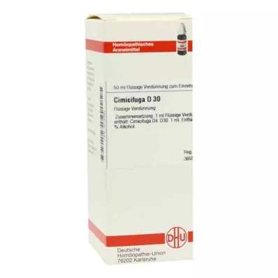 CIMICIFUGA D 30 skiedinys, 50 ml