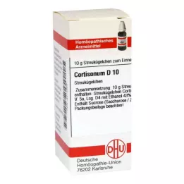 CORTISONUM D 10 rutuliukų, 10 g