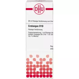 CRATAEGUS D 10 skiedinys, 20 ml