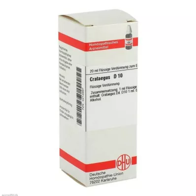 CRATAEGUS D 10 skiedinys, 20 ml CRATAEGUS D 10 skiedinys, 20 ml