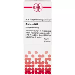 CROTALUS D 12 skiedinys, 50 ml