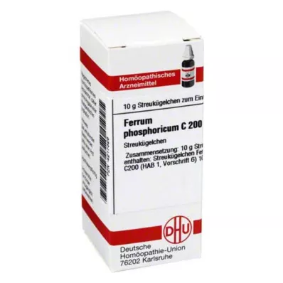 FERRUM PHOSPHORICUM C 200 rutuliukų, 10 g