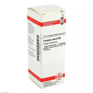 FORMICA RUFA D 30 skiedinys, 20 ml FORMICA RUFA D 30 skiedinys, 20 ml
