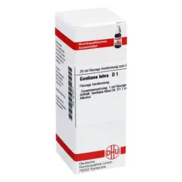 GENTIANA LUTEA D 1 skiedinys, 20 ml