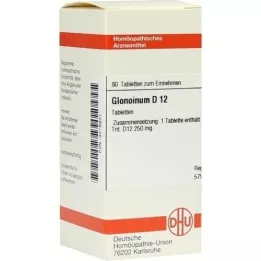 GLONOINUM D 12 tablečių, 80 kapsulių