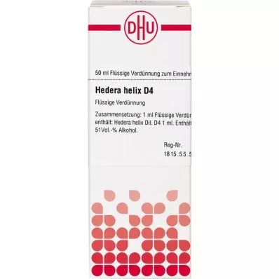 HEDERA HELIX D 4 skiedinys, 50 ml