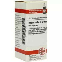 HEPAR SULFURIS C 1000 rutuliukų, 10 g