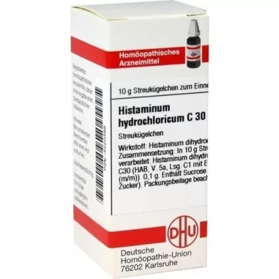 HISTAMINUM hydrochloricum C 30 rutuliukų, 10 g