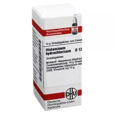HISTAMINUM hydrochloricum D 12 rutuliukų, 10 g HISTAMINUM hydrochloricum D 12 rutuliukų, 10 g
