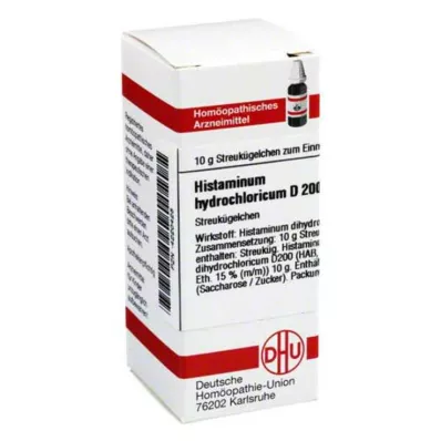 HISTAMINUM Hydrochloricum D 200 rutuliukų, 10 g