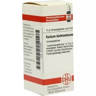 KALIUM BICHROMICUM C 6 rutuliukai, 10 g