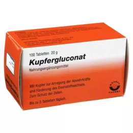 KUPFERGLUCONAT Tabletės, 100 vnt