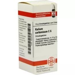 KALIUM CARBONICUM C 6 rutuliukai, 10 g