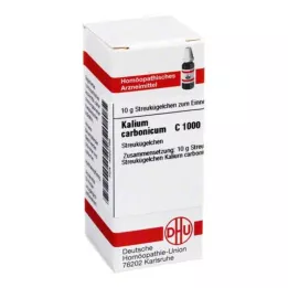 KALIUM CARBONICUM C 1000 rutuliukų, 10 g