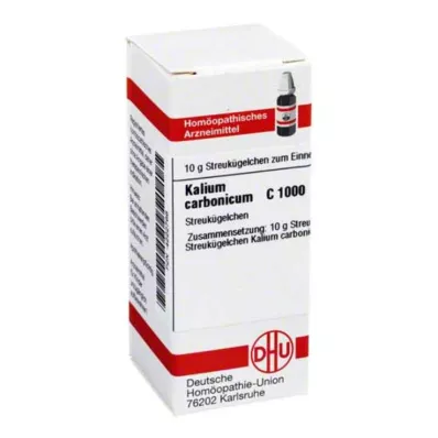 KALIUM CARBONICUM C 1000 rutuliukų, 10 g KALIUM CARBONICUM C 1000 rutuliukų, 10 g