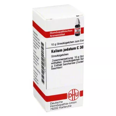 KALIUM JODATUM C 30 rutuliukų, 10 g KALIUM JODATUM C 30 rutuliukų, 10 g