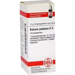 KALIUM JODATUM D 3 rutuliukai, 10 g