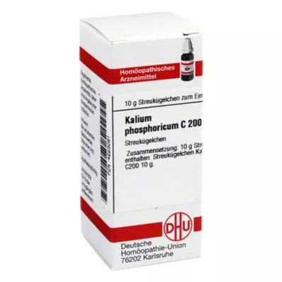 KALIUM PHOSPHORICUM C 200 rutuliukų, 10 g