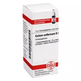 KALIUM SULFURICUM D 30 rutuliukų, 10 g