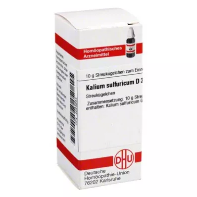 KALIUM SULFURICUM D 30 rutuliukų, 10 g