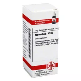 KREOSOTUM C 30 rutuliukų, 10 g
