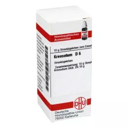 KREOSOTUM D 6 rutuliukai, 10 g