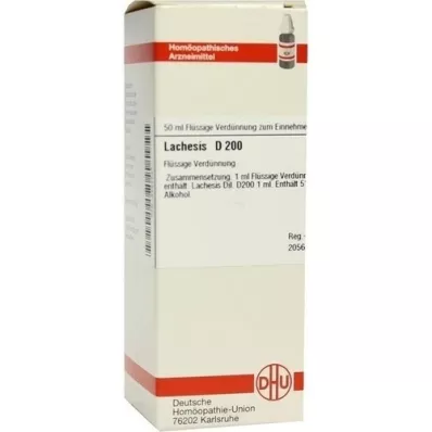 LACHESIS D 200 skiedinys, 50 ml