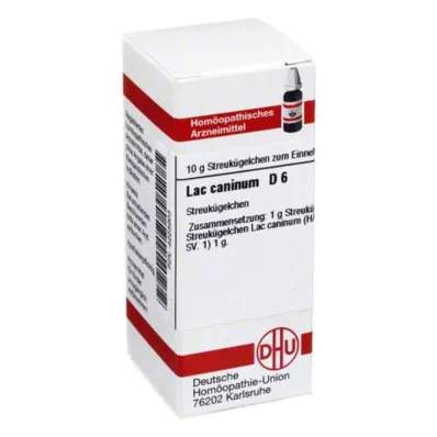 LAC CANINUM D 6 rutuliukai, 10 g