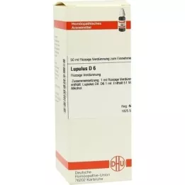 LUPULUS D 6 skiedinys, 50 ml