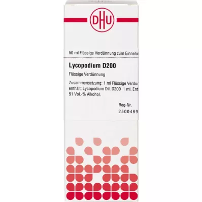 LYCOPODIUM D 200 skiedinys, 50 ml