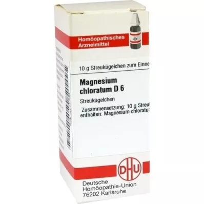 MAGNESIUM CHLORATUM D 6 rutuliukai, 10 g