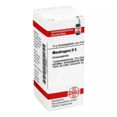 MANDRAGORA D 6 rutuliukai, 10 g