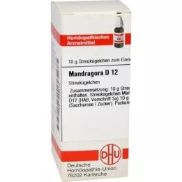 MANDRAGORA D 12 rutuliukų, 10 g