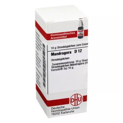 MANDRAGORA D 12 rutuliukų, 10 g