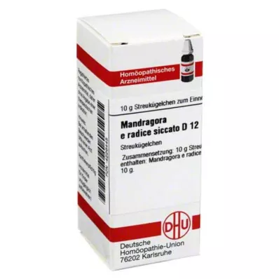 MANDRAGORA E radice siccata D 12 rutuliukų, 10 g