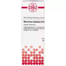 MERCURIUS BIJODATUS D 12 skiedinys, 20 ml