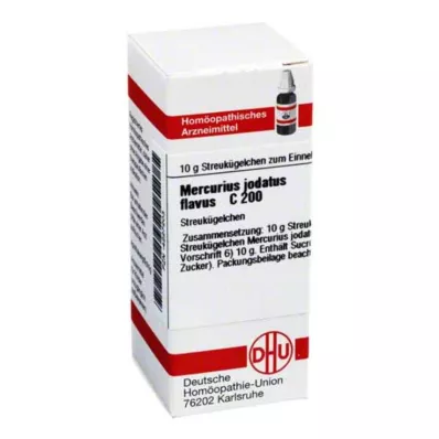 MERCURIUS JODATUS FLAVUS C 200 rutuliukų, 10 g