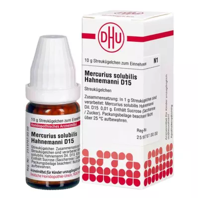 Merkurijus Solubas.D15 „Hahnemann“ kamuoliukai (10 g) Merkurijus Solubas.D15 „Hahnemann“ kamuoliukai (10 g)