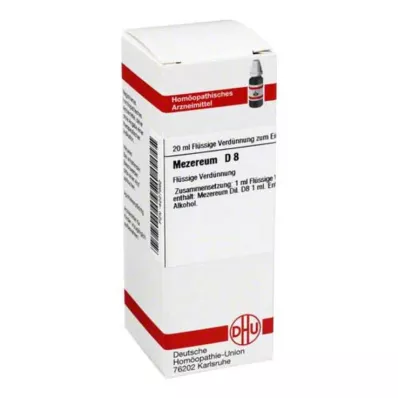 MEZEREUM D 8 skiedinys, 20 ml MEZEREUM D 8 skiedinys, 20 ml