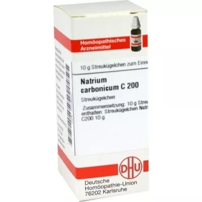 NATRIUM CARBONICUM C 200 rutuliukų, 10 g