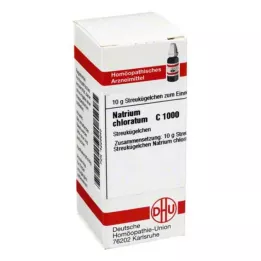 NATRIUM CHLORATUM C 1000 rutuliukų, 10 g