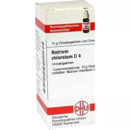 NATRIUM CHLORATUM D 4 rutuliukai, 10 g