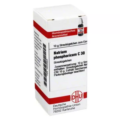 NATRIUM PHOSPHORICUM C 30 rutuliukų, 10 g