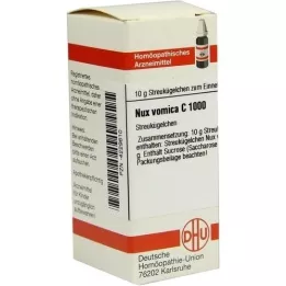 NUX VOMICA C 1000 rutuliukų, 10 g