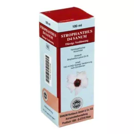 STROPHANTHUS D 4 Sanum lašai, 100 ml