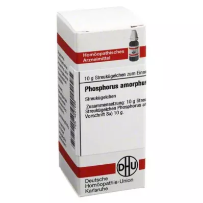 PHOSPHORUS AMORPHUS D 12 rutuliukų, 10 g PHOSPHORUS AMORPHUS D 12 rutuliukų, 10 g